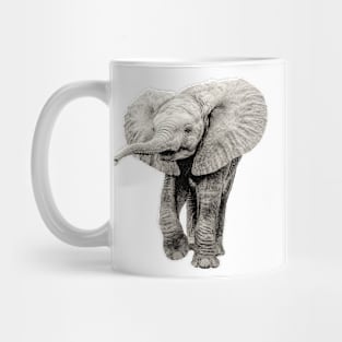 Cute Baby Elephant Picture Mug